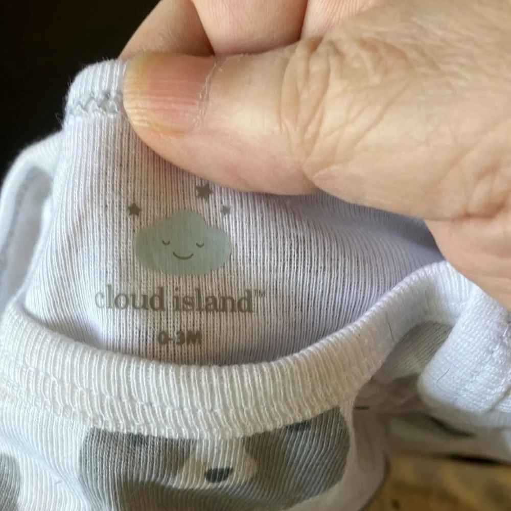Cloud island one piece 0-3 months